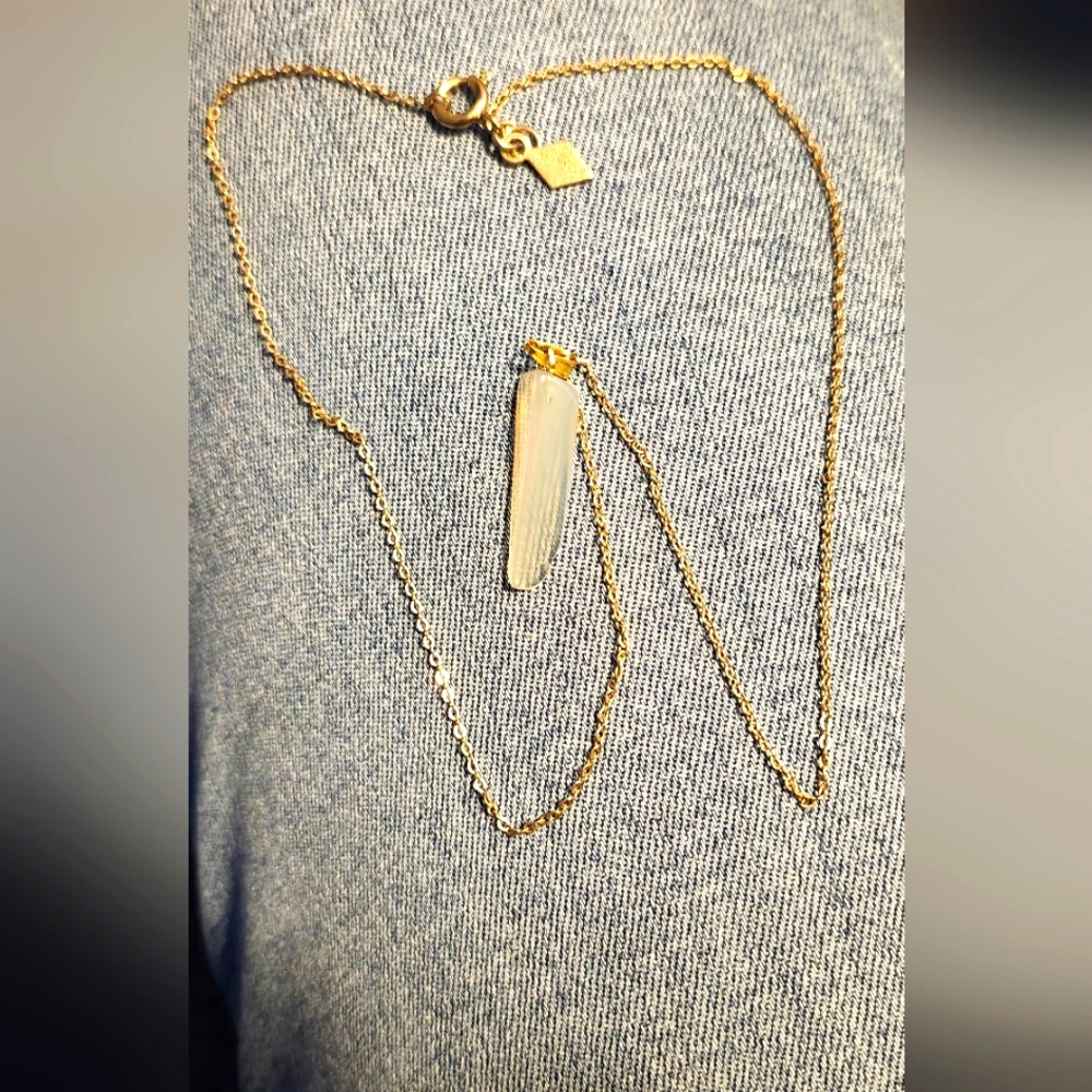 *2/15$*Vintage Aventurine Sarah Coventry necklace